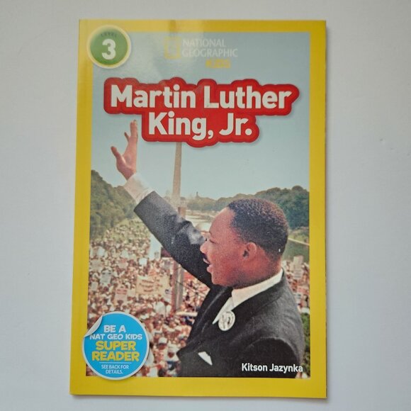 National Geographic Kids Martin Luther King Jr. Level 3 Reader Book By Kitson Ja - Picture 1 of 9